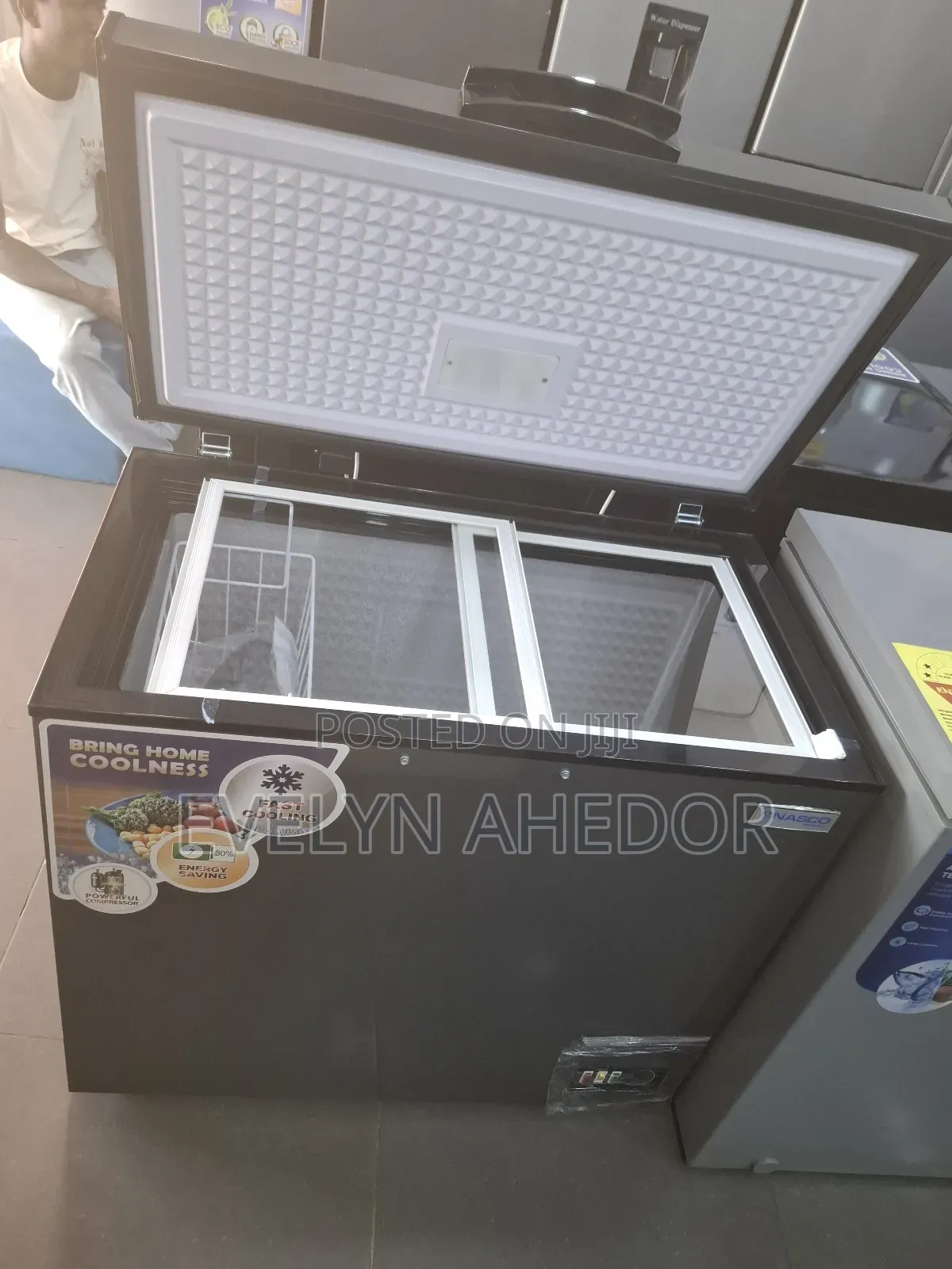 Nasco Chest Freezer 200litres Gray Colour Available