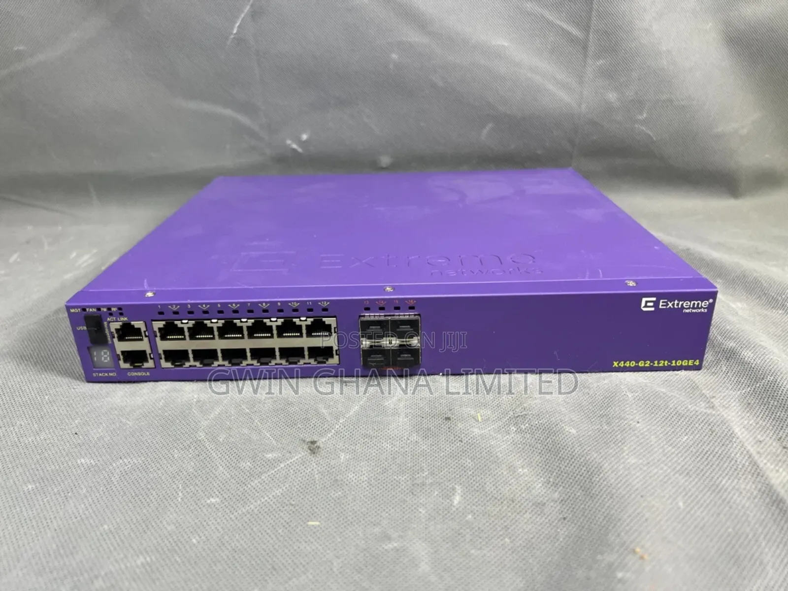 Extreme Networks X440-G2-12p-10age4. 12port Gigabit Poe + Switch 4sfp.