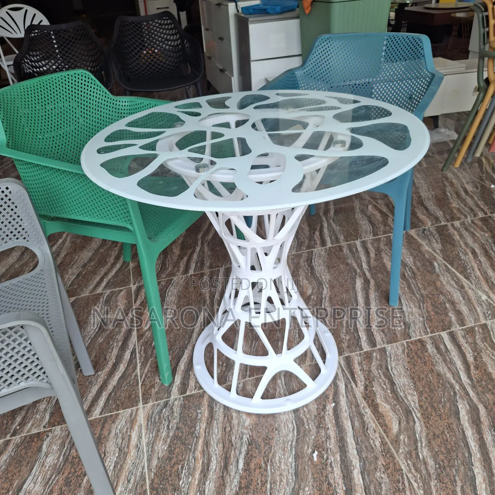 Glass Dinning Tables 80cm