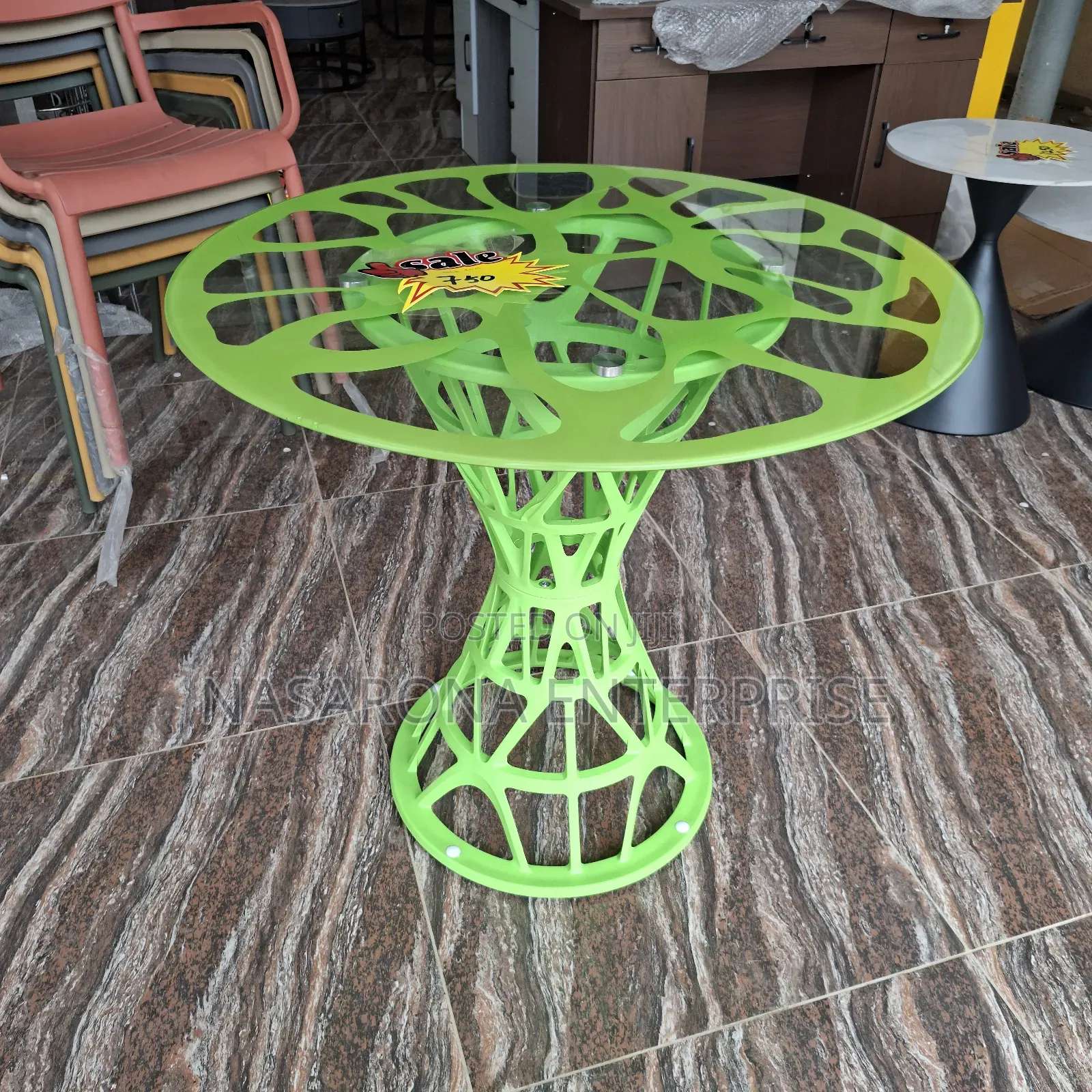 Glass Dinning Tables 80cm
