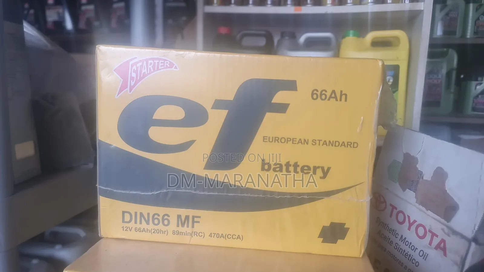 15 Plate 66ah 12v Car Battery