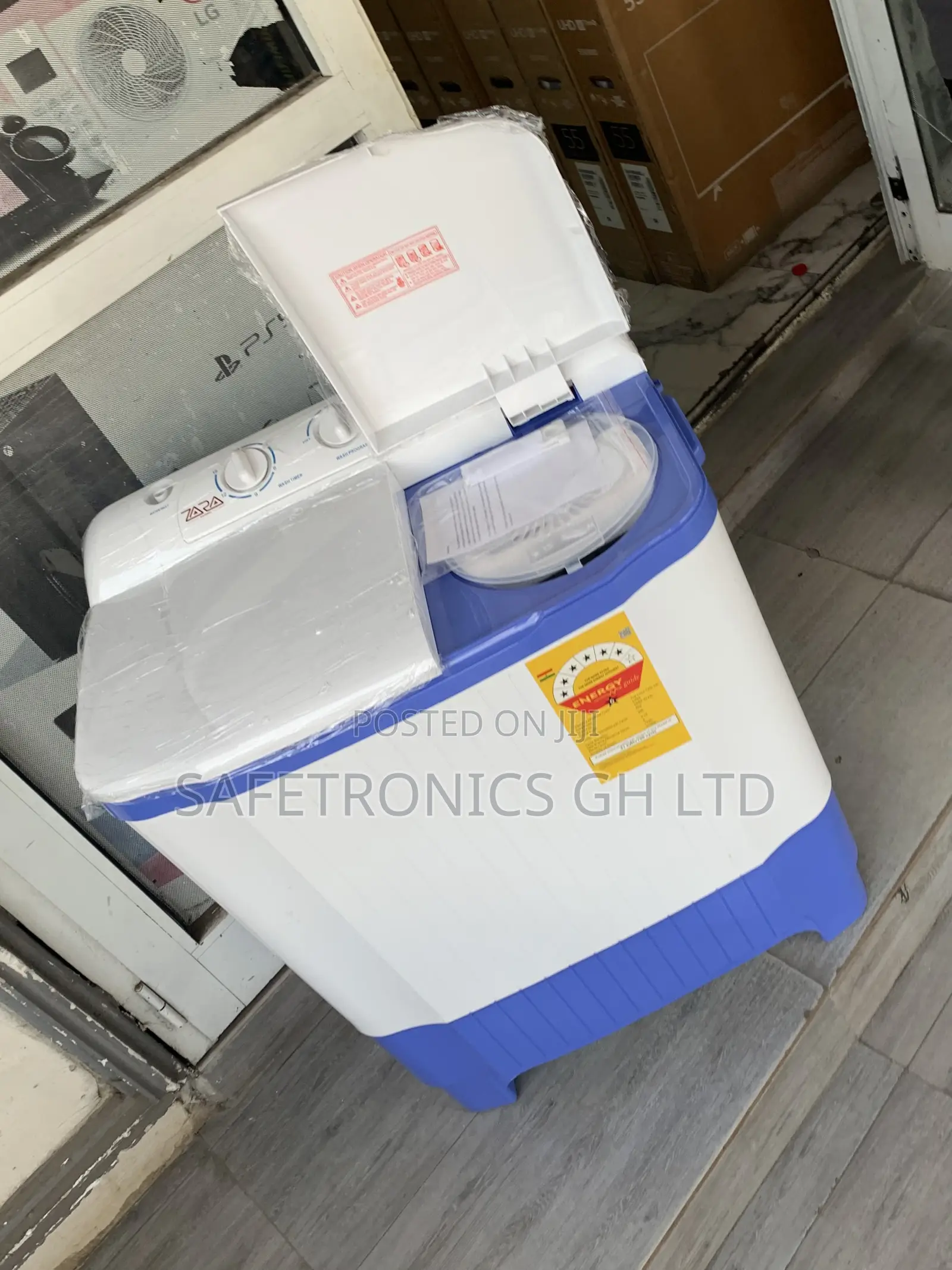 Unique White Zara Semi Automatic Washing Machine 7kg