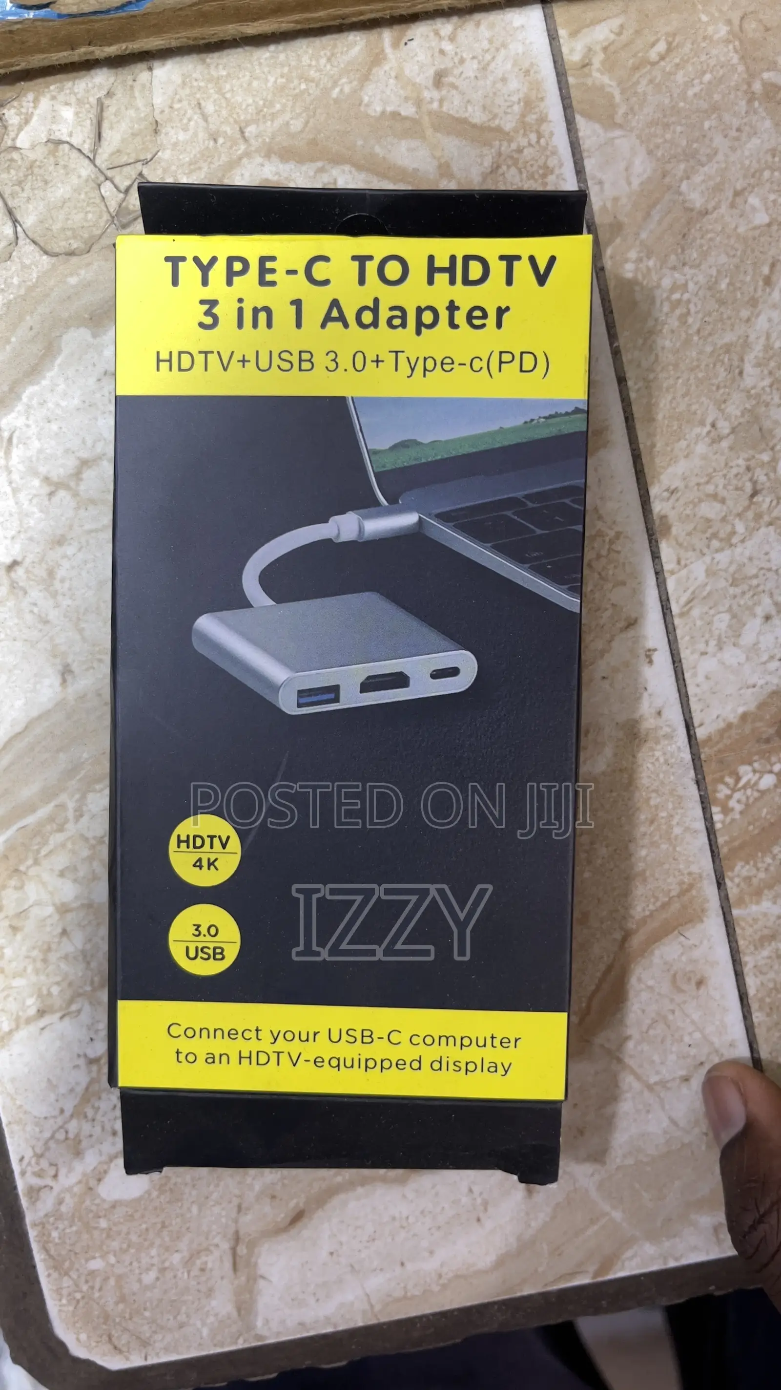 Type-C to Hd Tv 3 in 1 Adapter Hdtv+Usb 3.0+ Type-C(Pd)