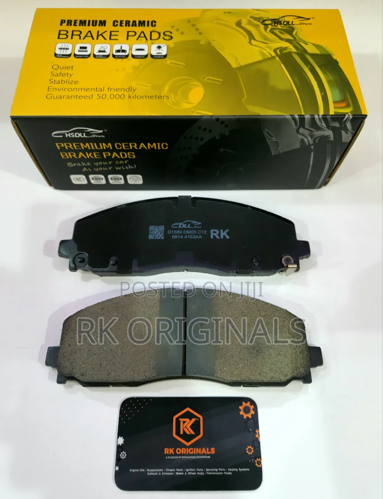Wrangler/Journey/Gladiator/Pacifica 17-25 Ceramic Front Brake Pads