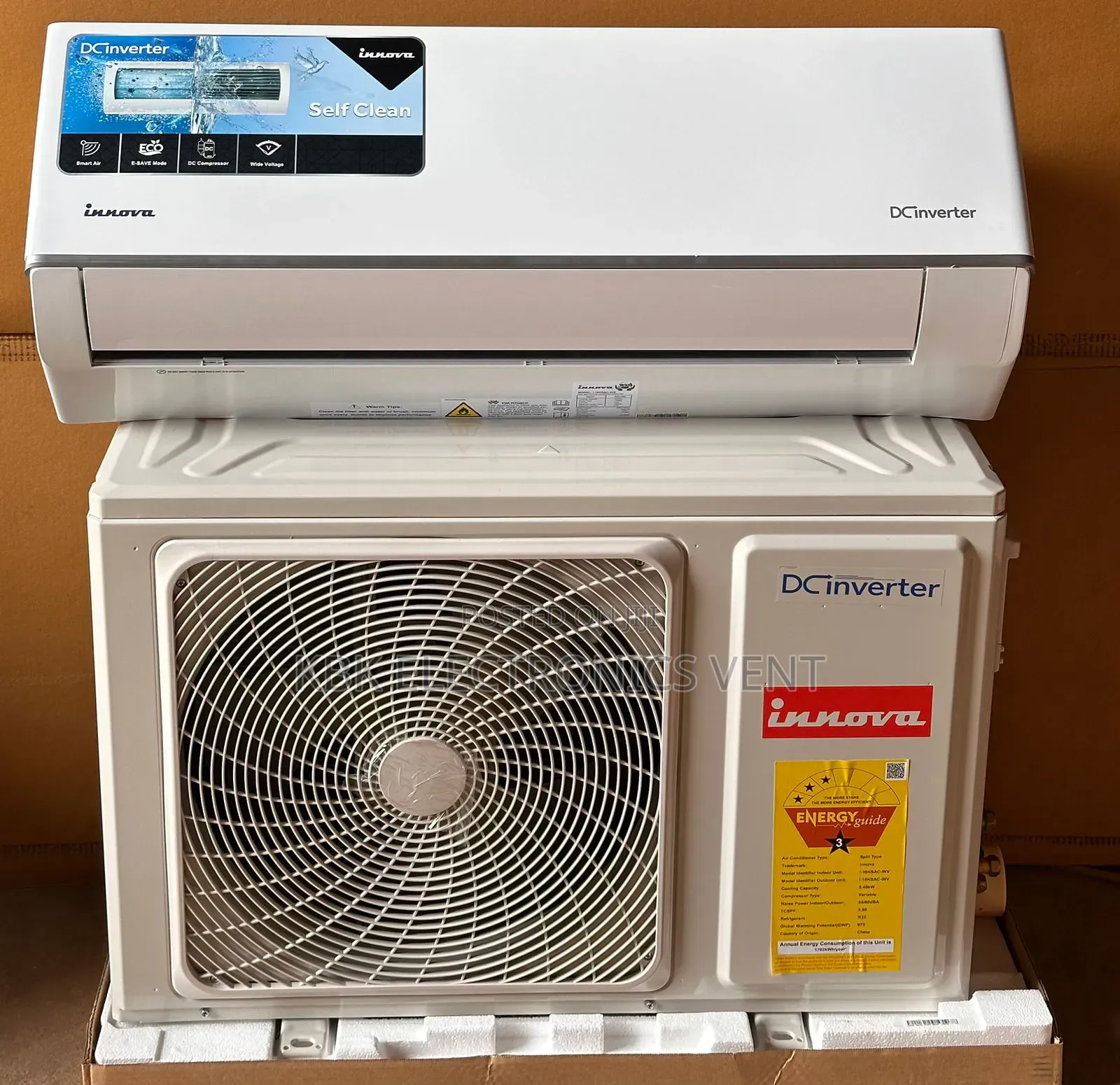 Innova 2.0hp Inverter R410 Gas Split Air Conditioner
