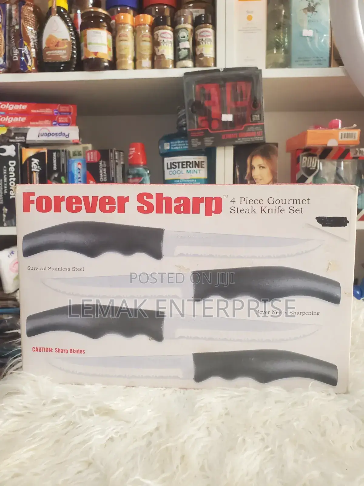 Steak Knife By Forever Sharp 4 Pieces Gourmet Steak Knife Set
