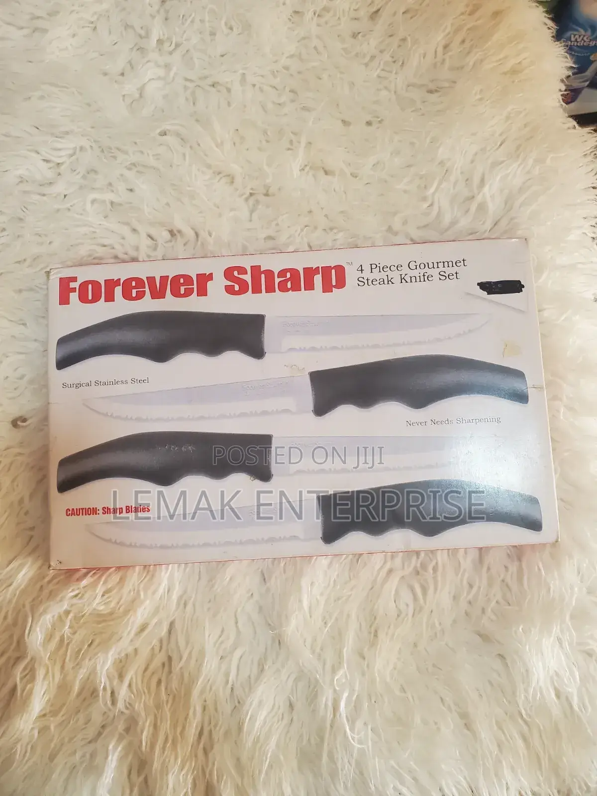 Steak Knife By Forever Sharp 4 Pieces Gourmet Steak Knife Set