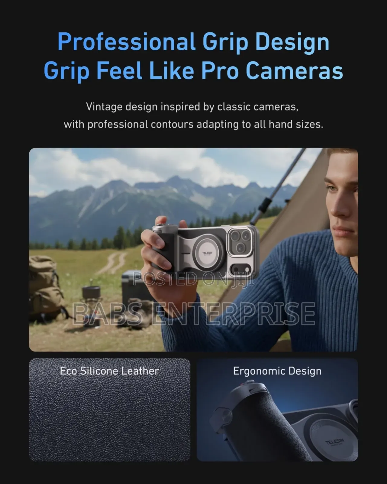 Telesin Master Grip - iPhone 17 Pro Mac Only