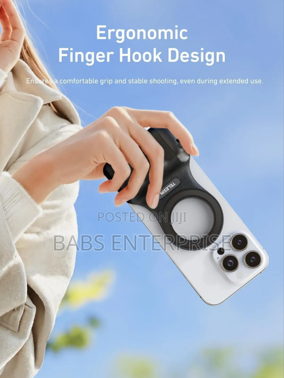 Telesin 3 in 1 Fun Shot Magnet Phone Camera Grip Creator Bundle Kit