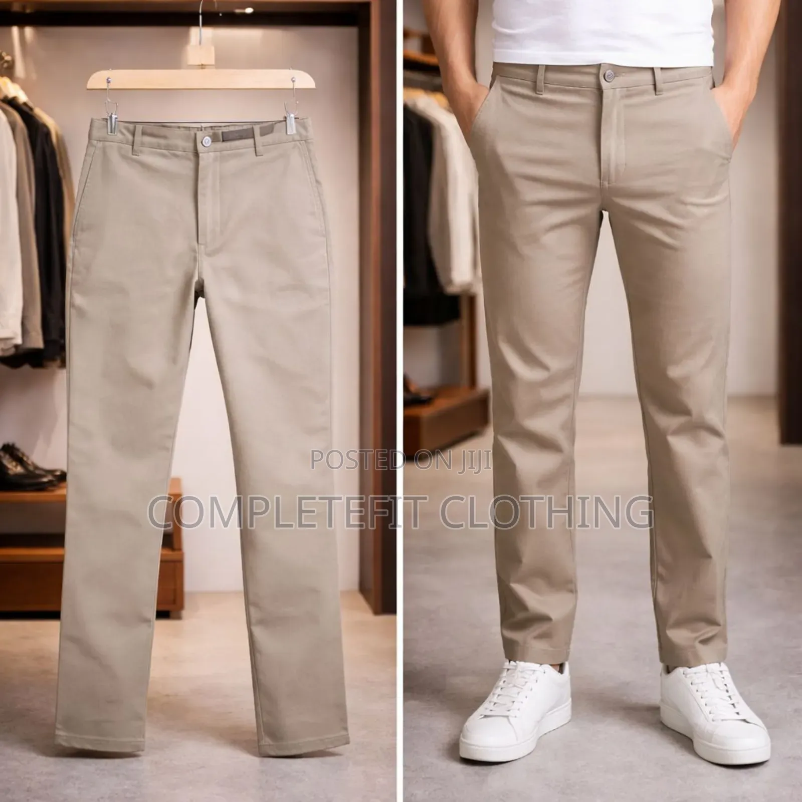 Khaki Trousers Available in Colours (Size 30_40)