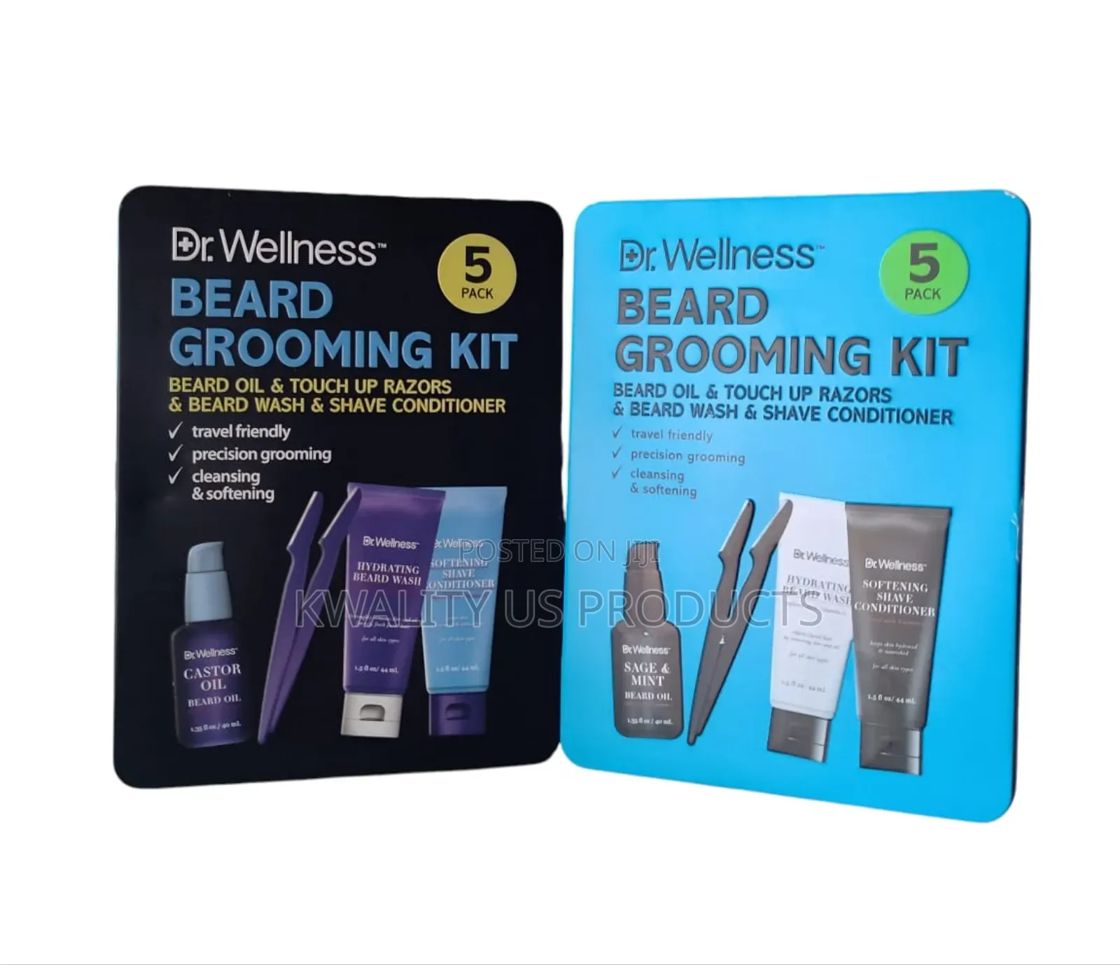 Dr Wellness Men's Beard Grooming Kit - 5 Pack