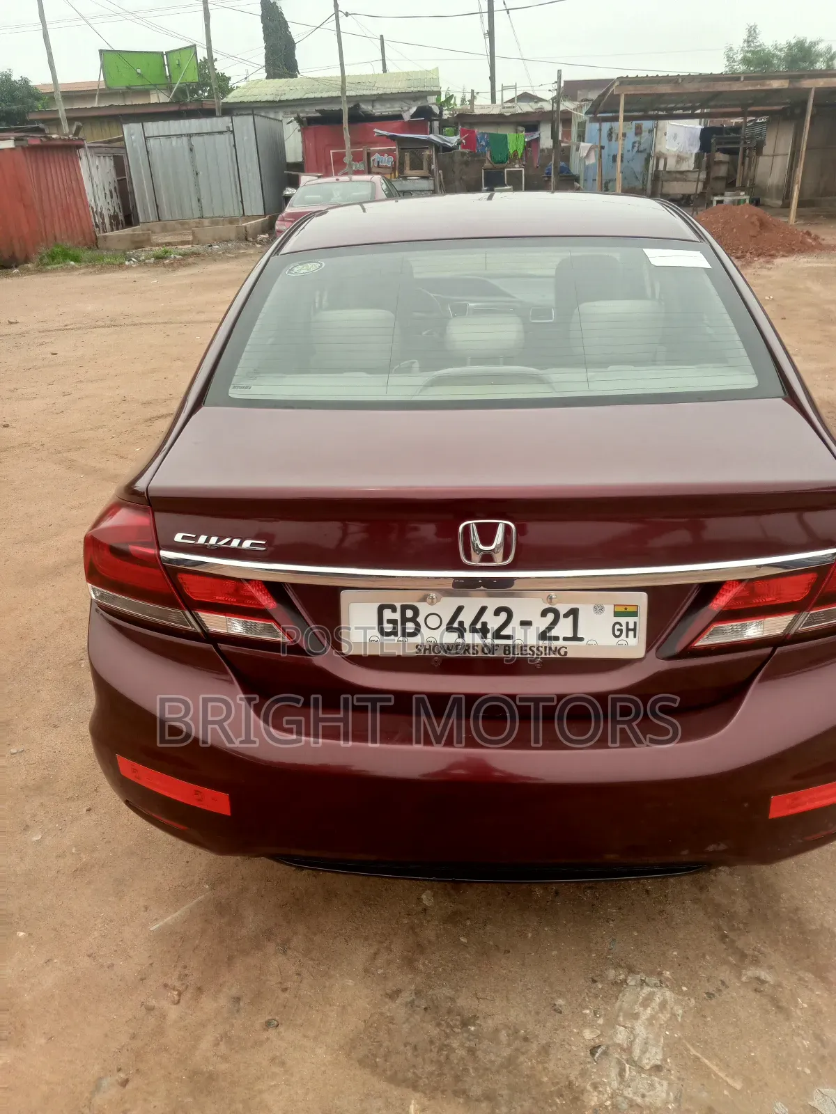 Honda Civic Sedan EX 2013 Brown