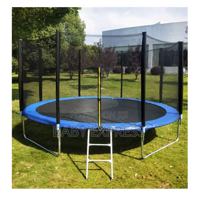 14ft Heavy-duty Trampoline With Safety Net Ladder (Free Installation)