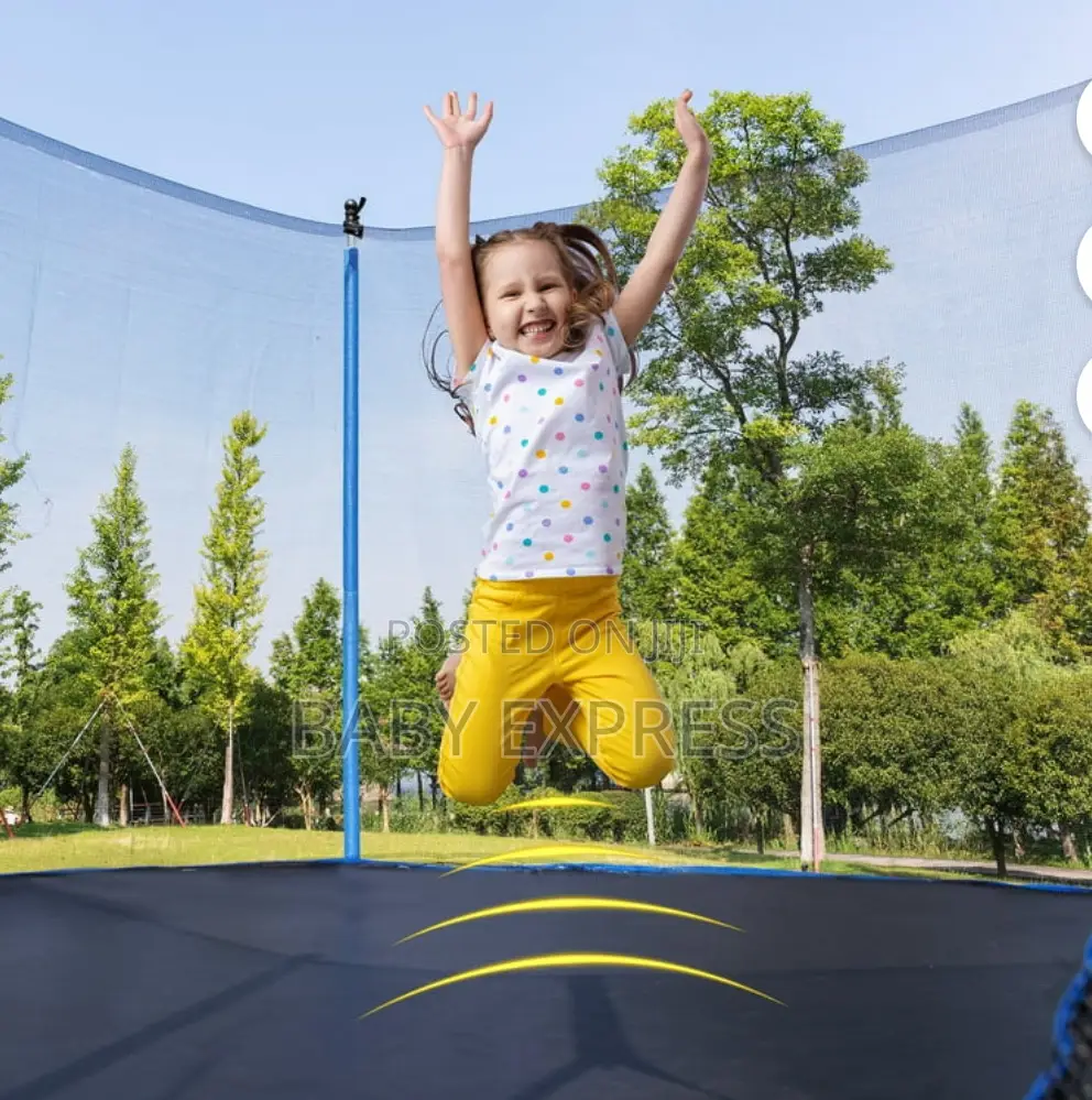 14ft Heavy-duty Trampoline With Safety Net Ladder (Free Installation)