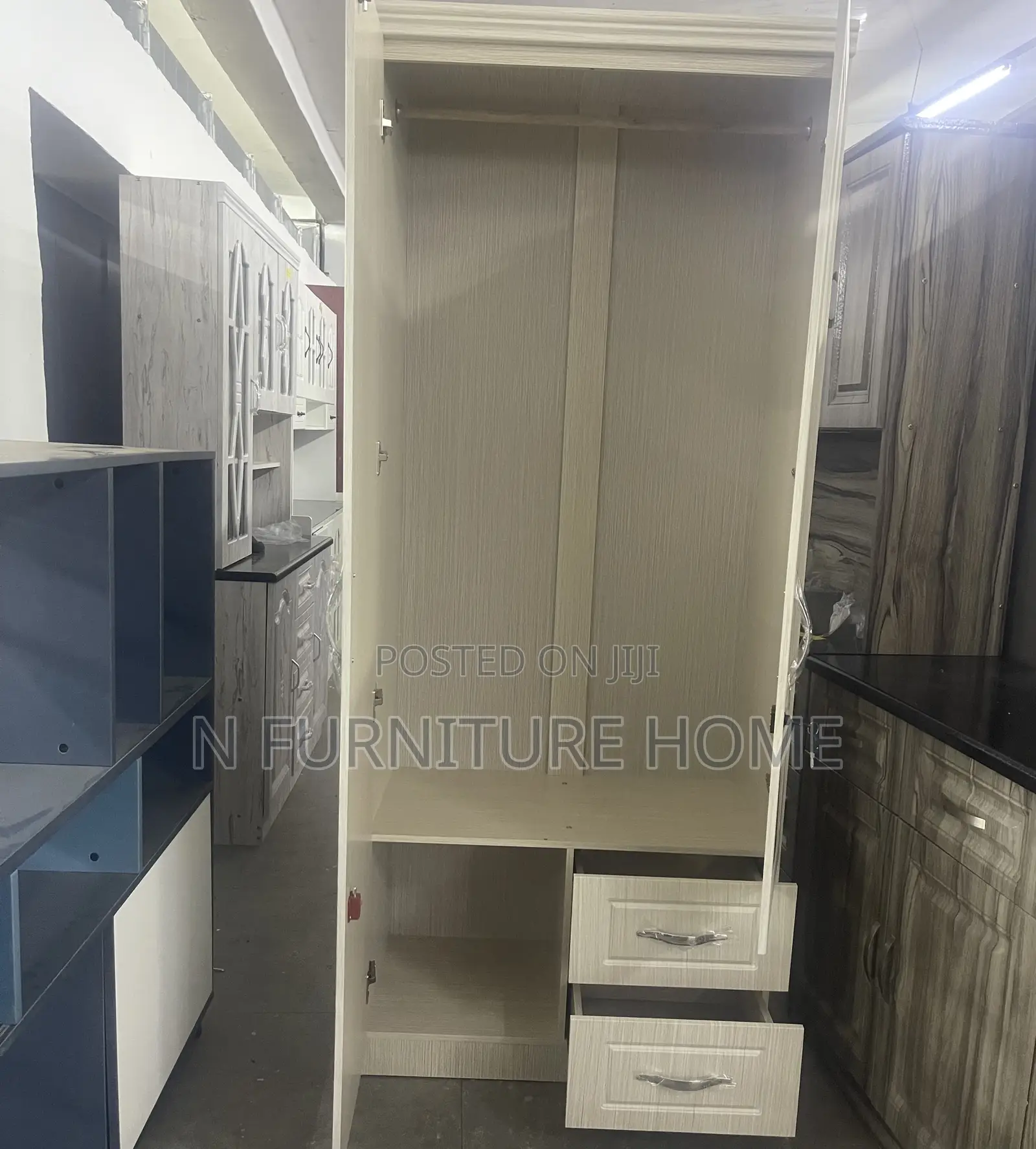 2 Doors Wardrobe