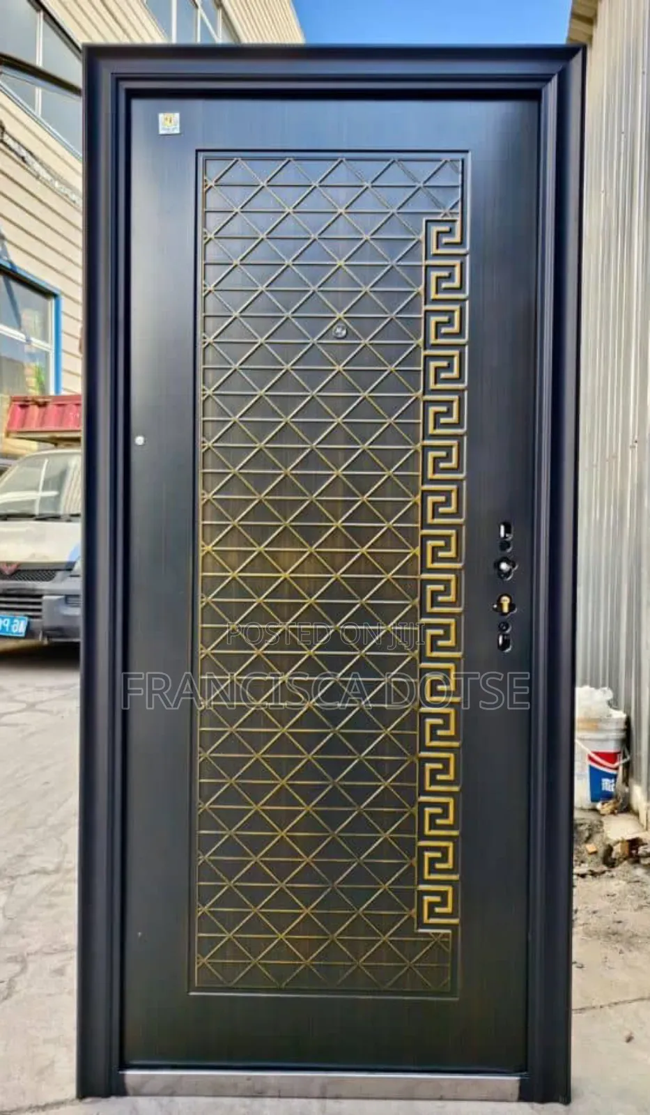 Quality and Durable Anti Rust Standard Single Security Door