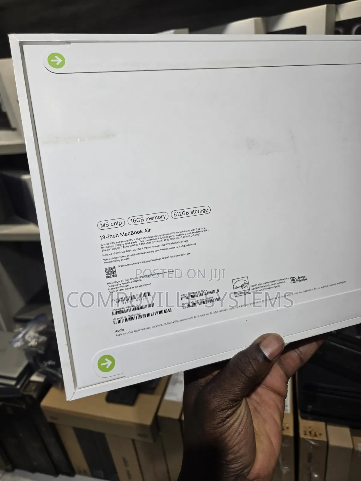 New Laptop Apple MacBook Air 16GB Apple M5 SSD 512GB