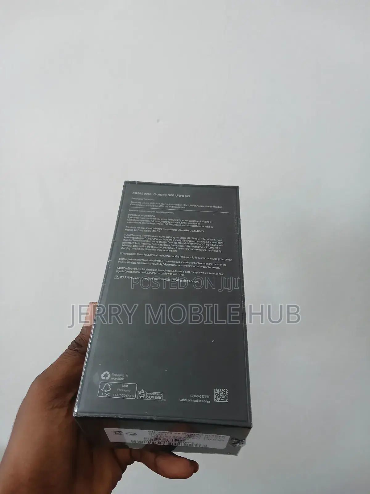 New Samsung Galaxy S20 Ultra 5G 128 GB Black
