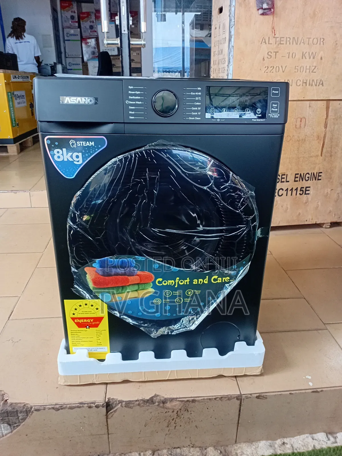 Asano 8kg Smooth Wash, Machine That Treats Clothes Right Asano 8kg