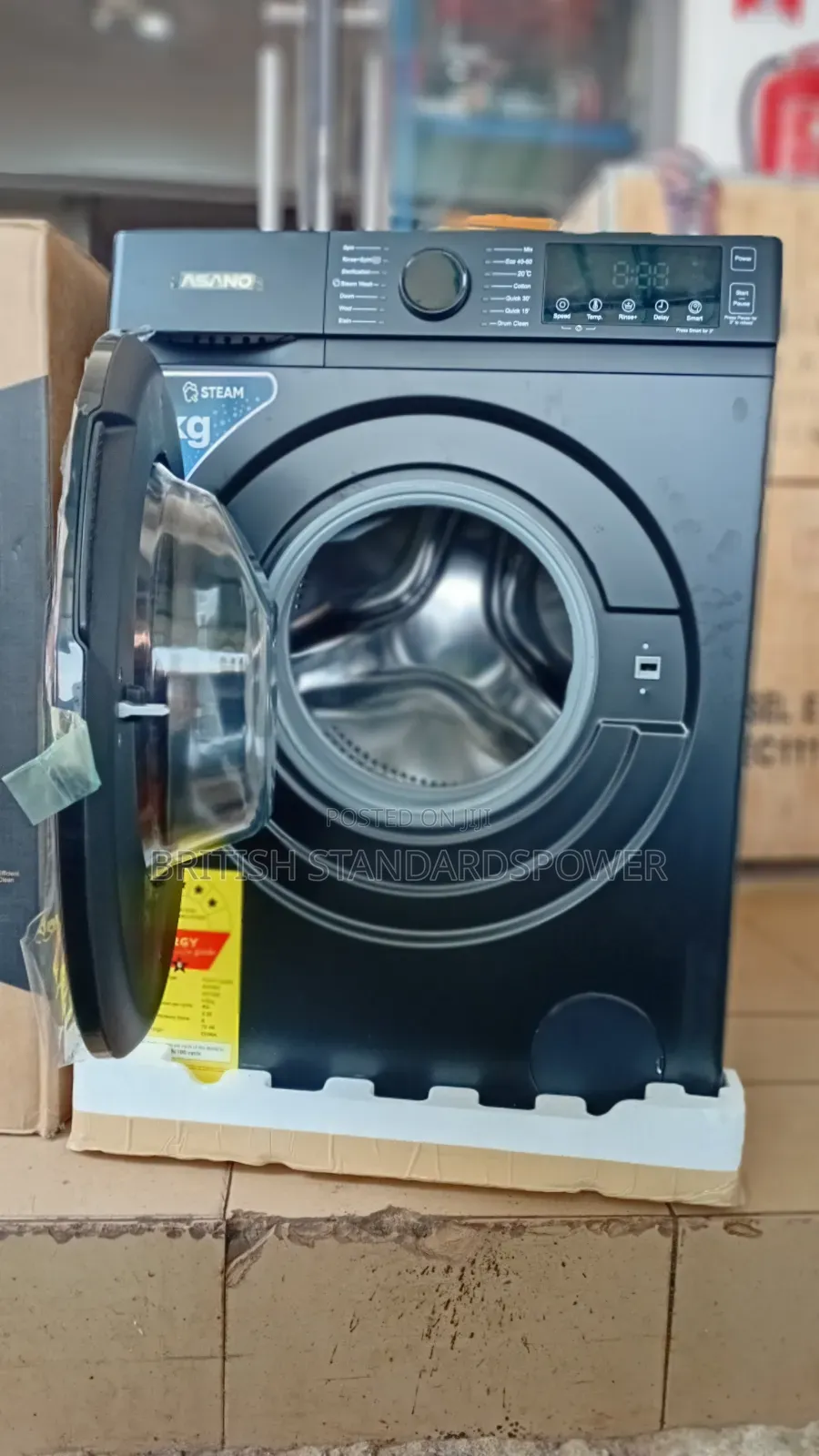 Powerful 8kg Front Load Washer Asano