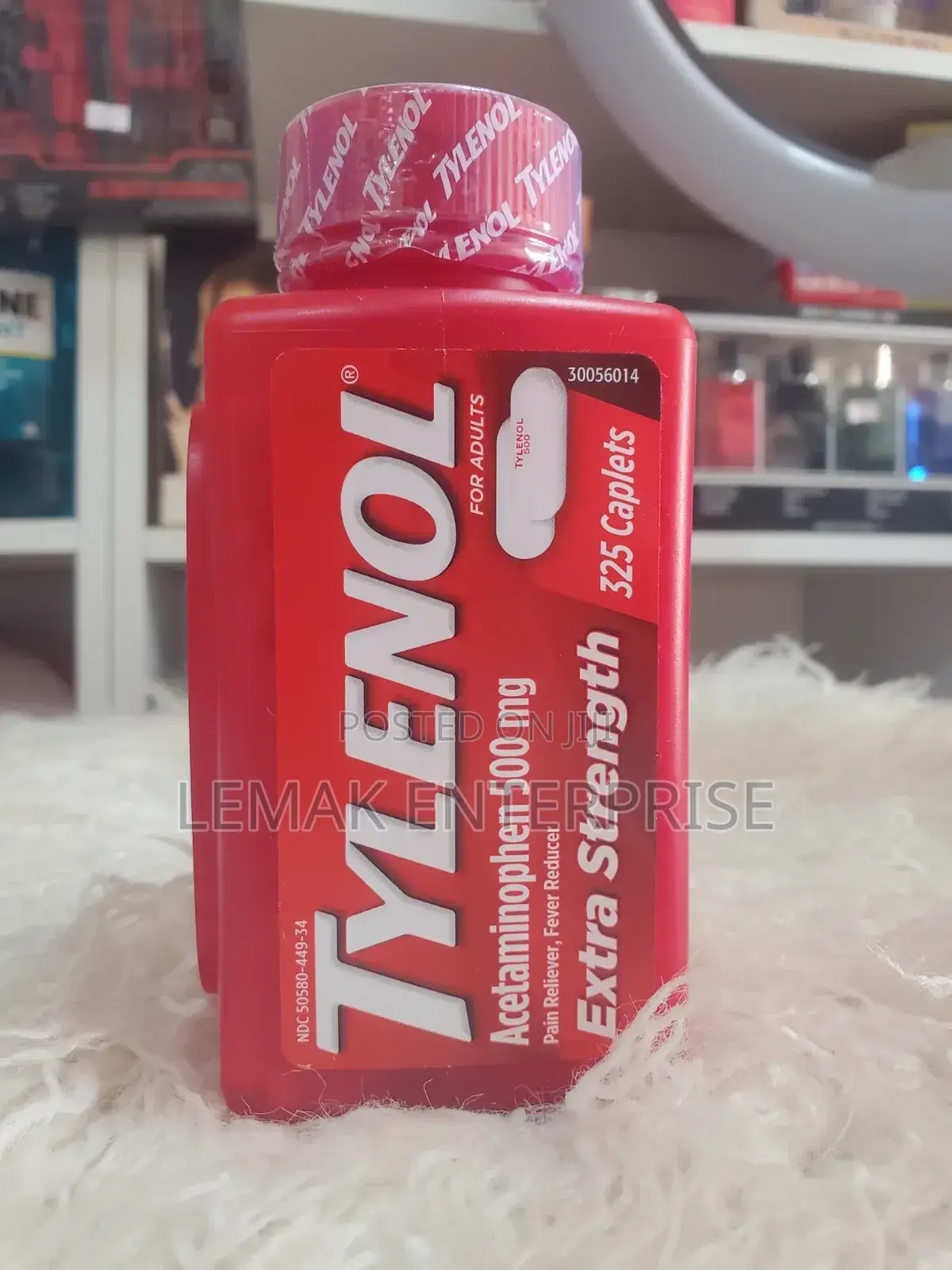Tylenol Extra Strength Acetaminophen 500mg