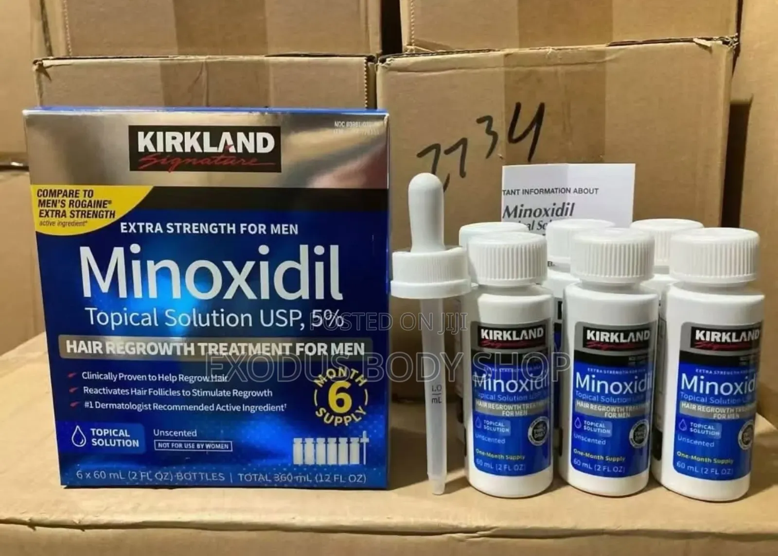 5% Kirkland Minoxidil Oil Box (6 Pieces)