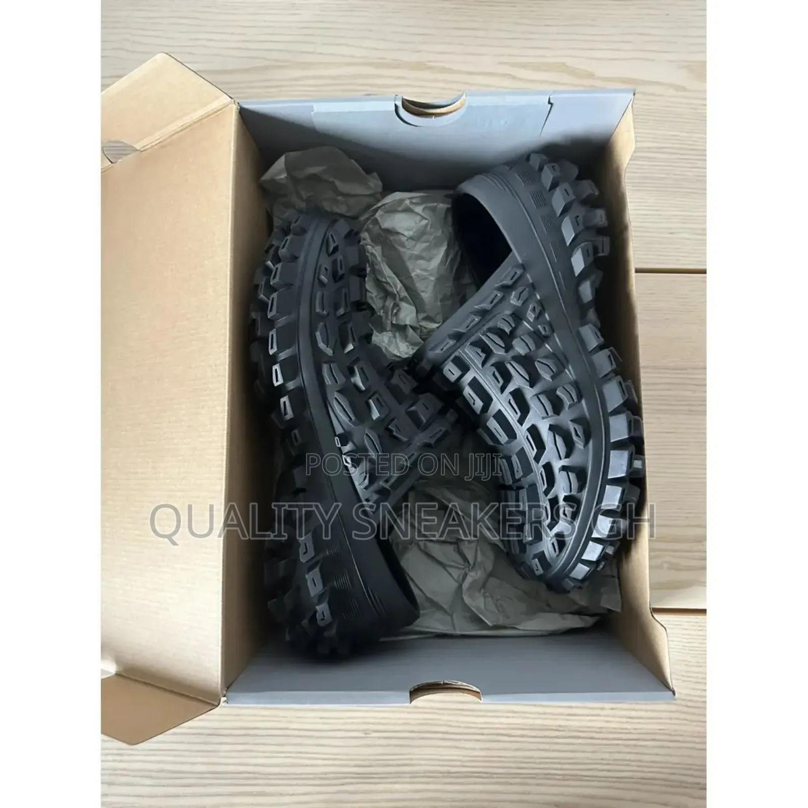 Balenciaga Defender Clogs Black