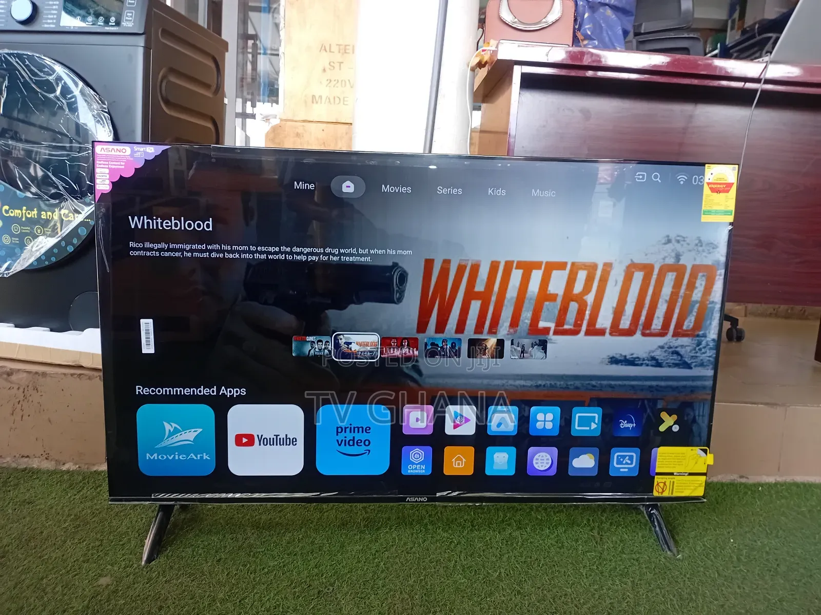 Asano 50" Smart Tv, Quality That Speaks Class and Comfort Asano 50