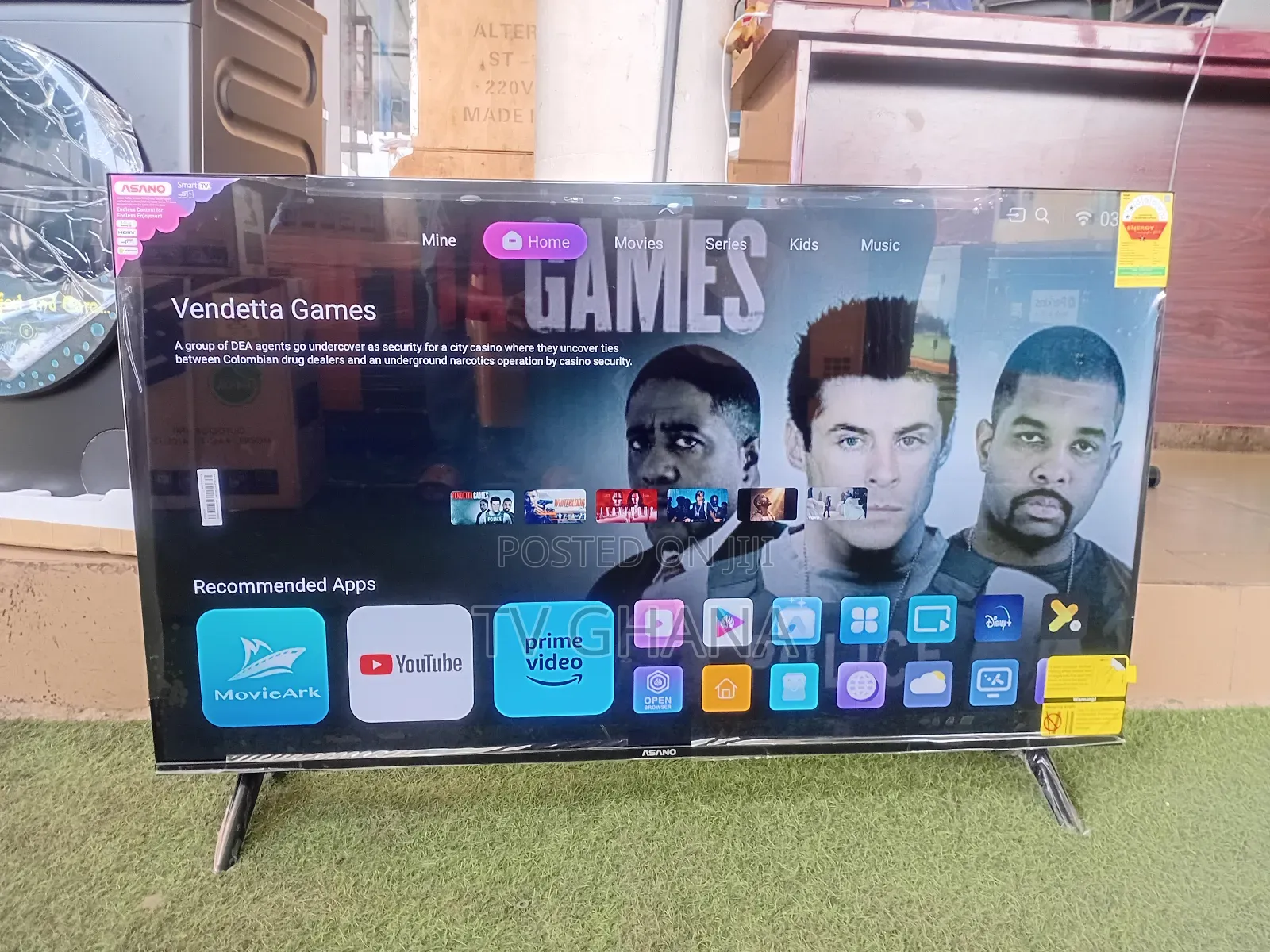 Asano 50" Smart Tv, Quality That Speaks Class and Comfort Asano 50