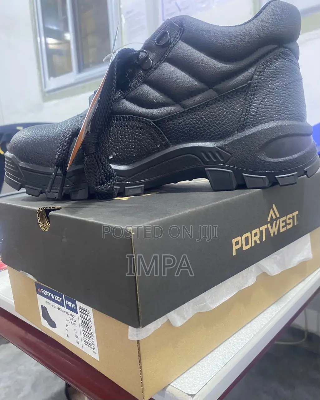 Fw10 - Steel Split Leather Mid Boot S1p Sr