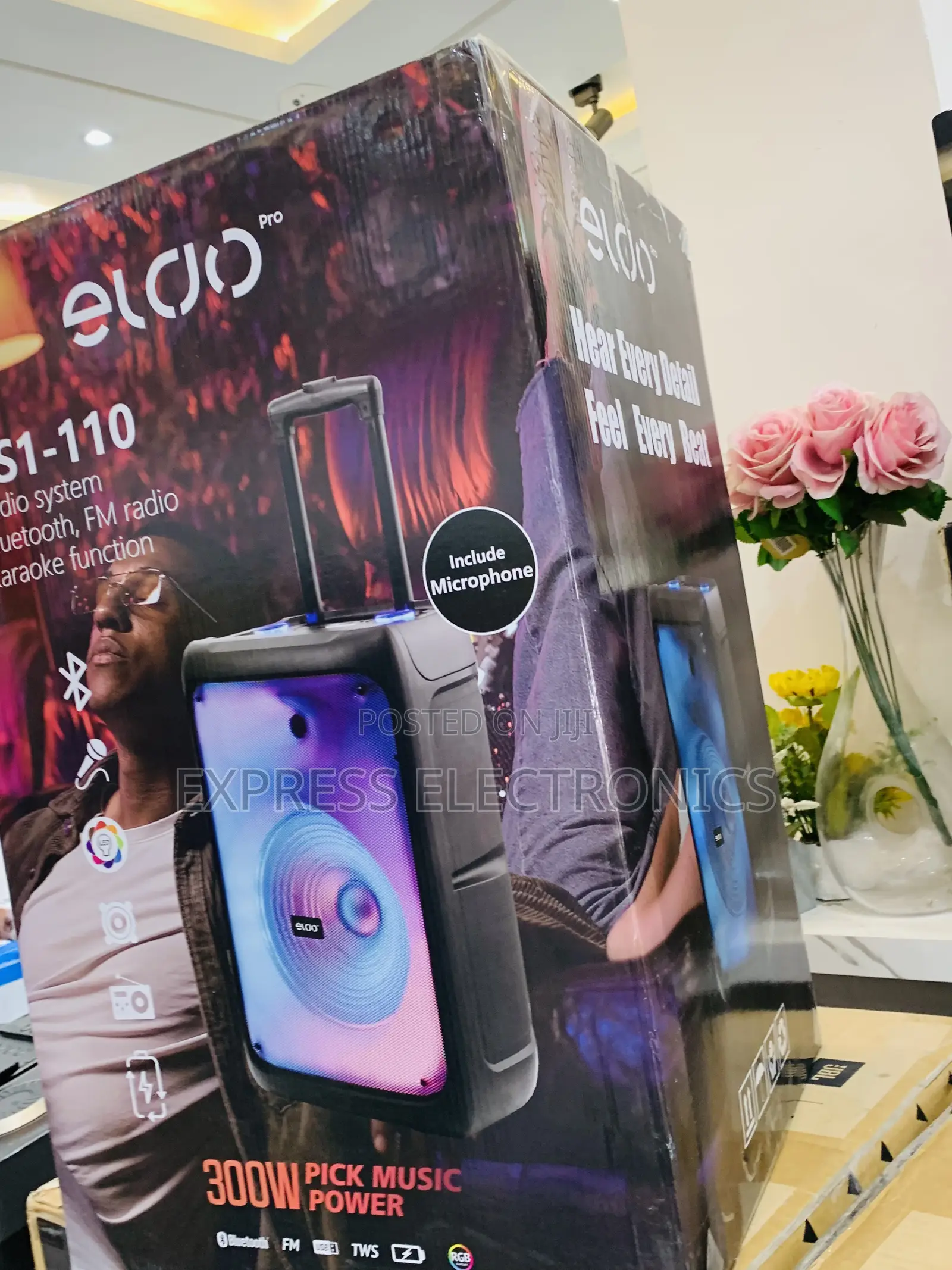 Purchase the New Bluetooth Speaker Eldo Ps1-110 Single 12" With Mic —