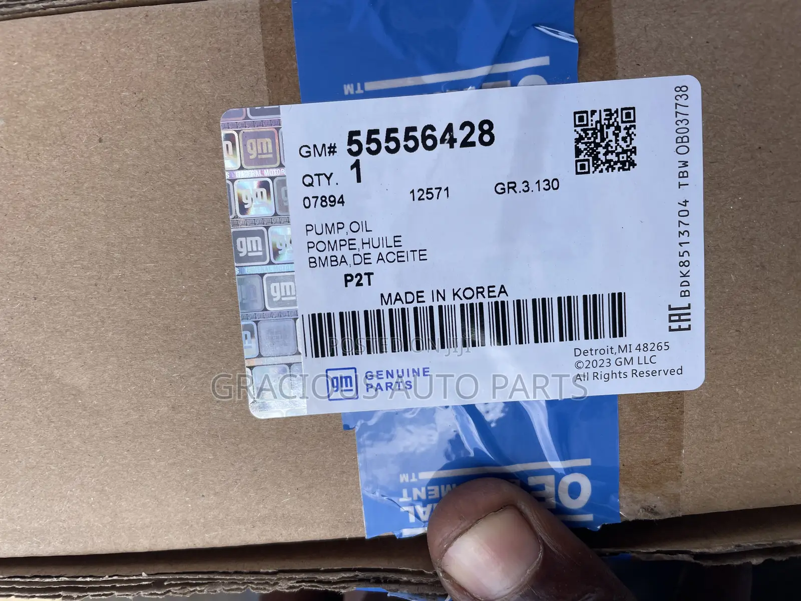 Chevrolet 1.8 Oil Pump