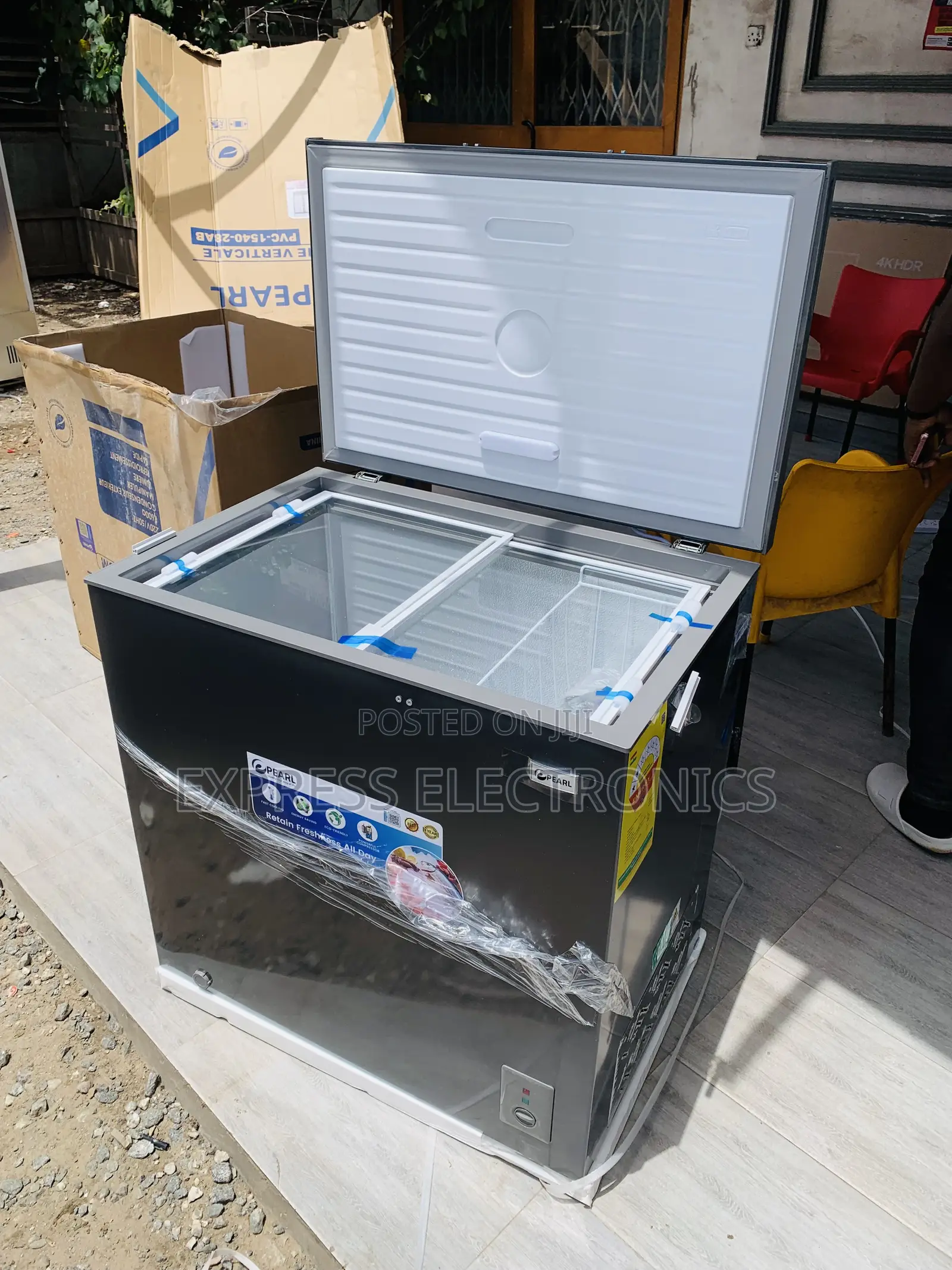 Energy Efficiency Chest Freezer Single Door PCF-2620-13m—- Pearl