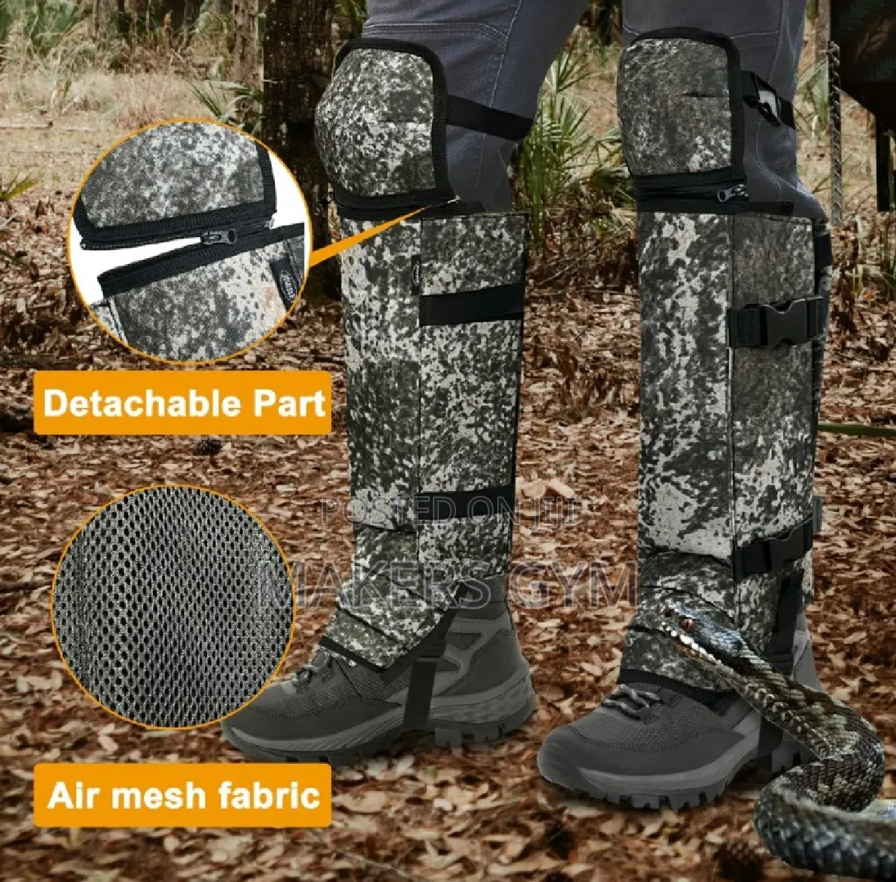 Anti-snake Protection Leggings Camouflage