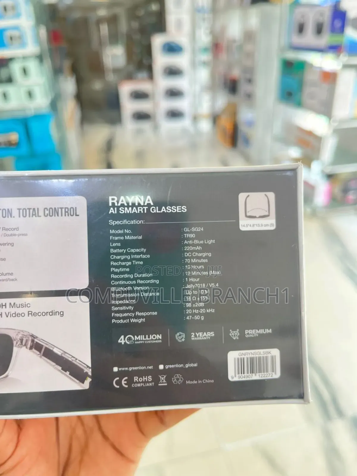 Green Lion Rayna Ai Smart Glasses