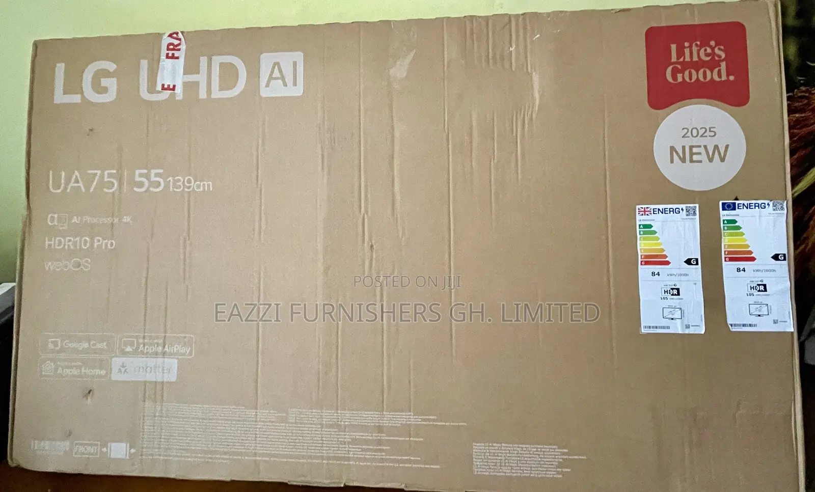2025/2026 Lg 55 Inches Uhd HDR Smart Satellite Freeview Vivid Uk Tv