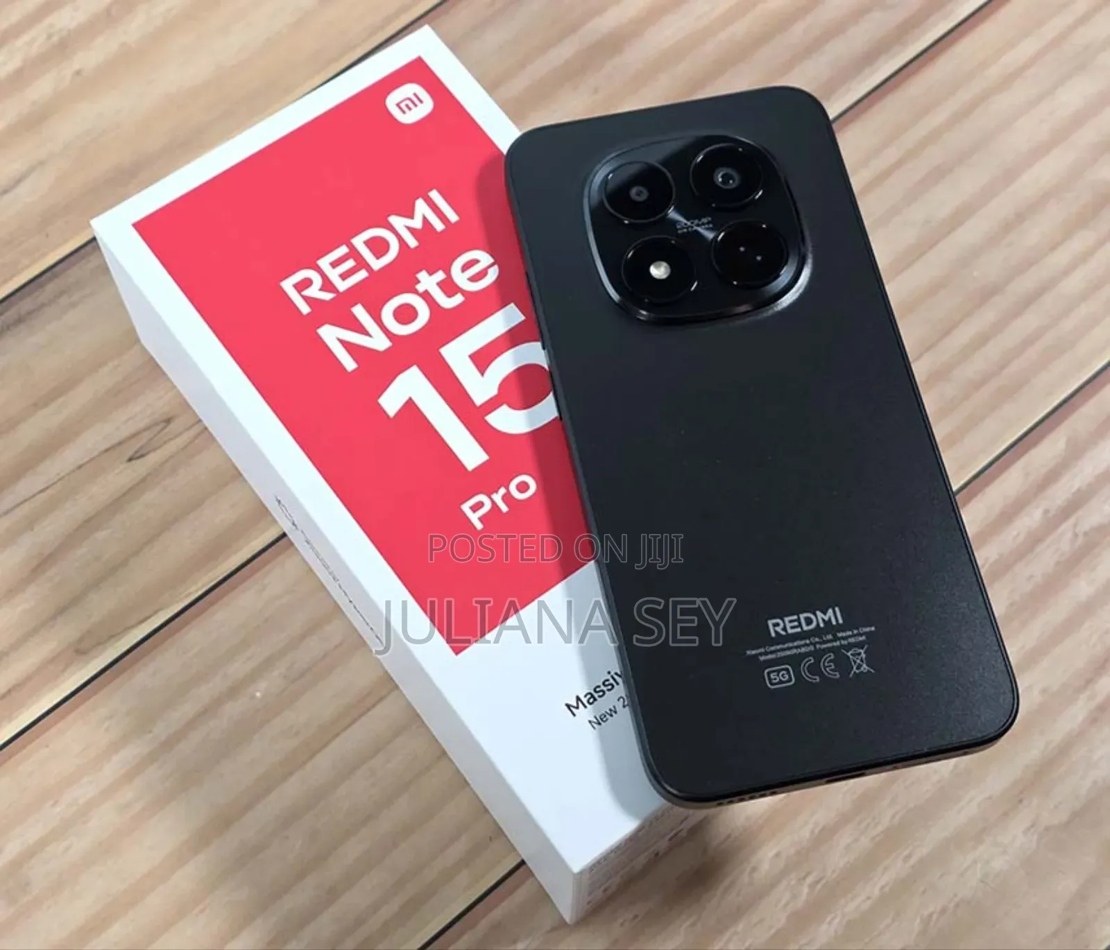 New Xiaomi Redmi Note 15 Pro 256 GB Black