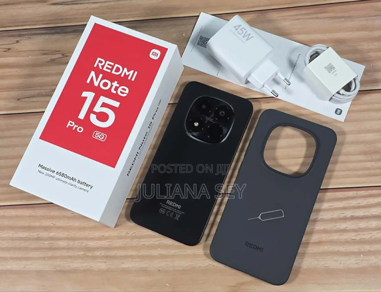 New Xiaomi Redmi Note 15 Pro 256 GB Black
