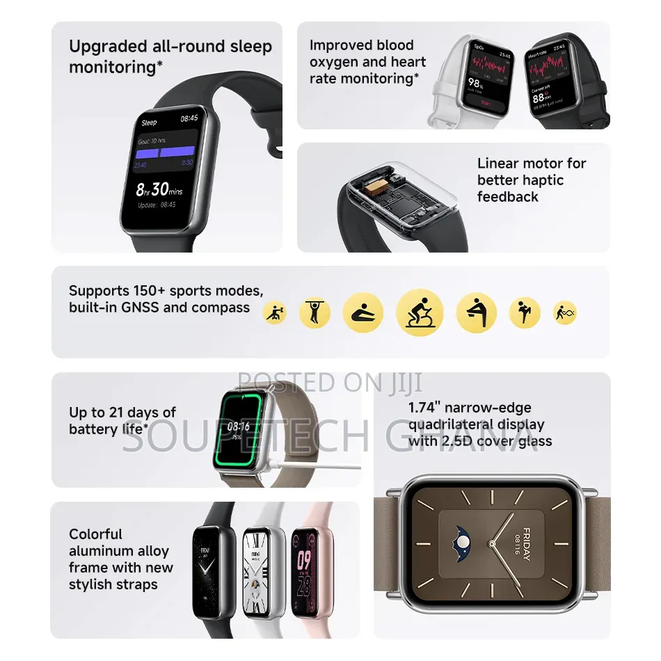 Xiaomi Smart Band 9 Pro – Amoled Display, GPS Health Tracking