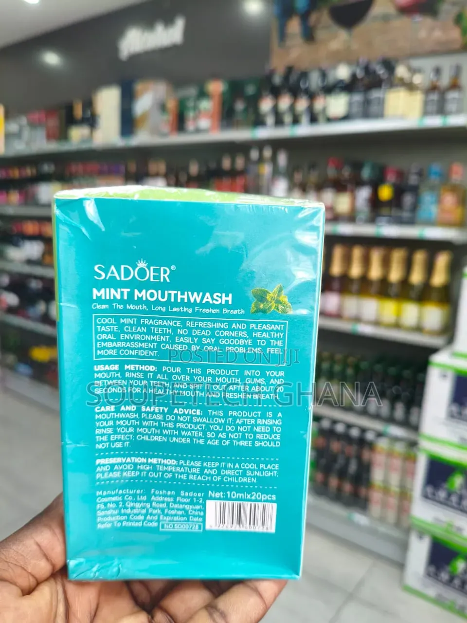  Sadoer Mint Mouthwash – Fresh Breath Oral Care