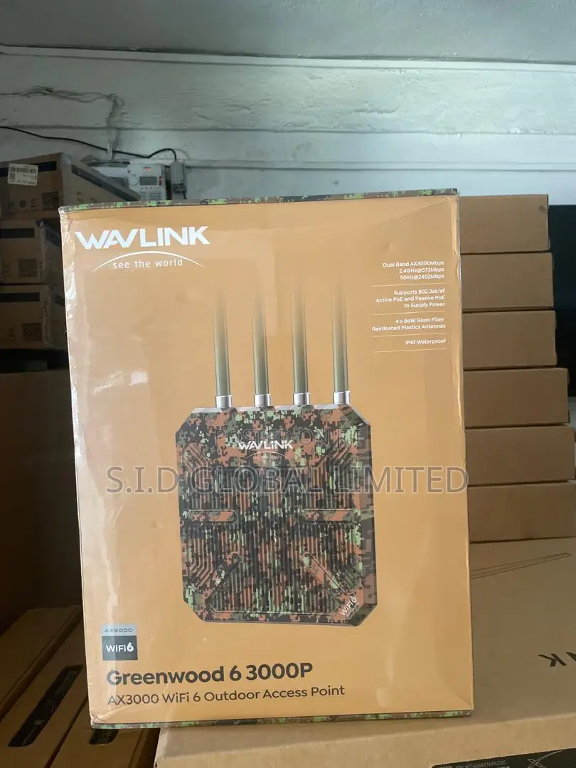 Dual Band Ax3000 Outdoor Ap With 4x8dbi High Gain Antennas