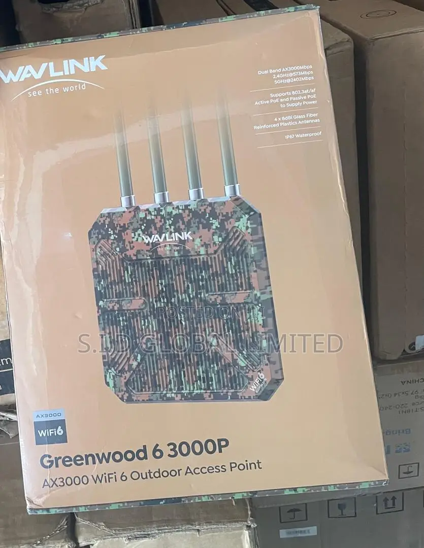 Wavlink Greenwood Dual Band Ax3000 Outdoor Ap