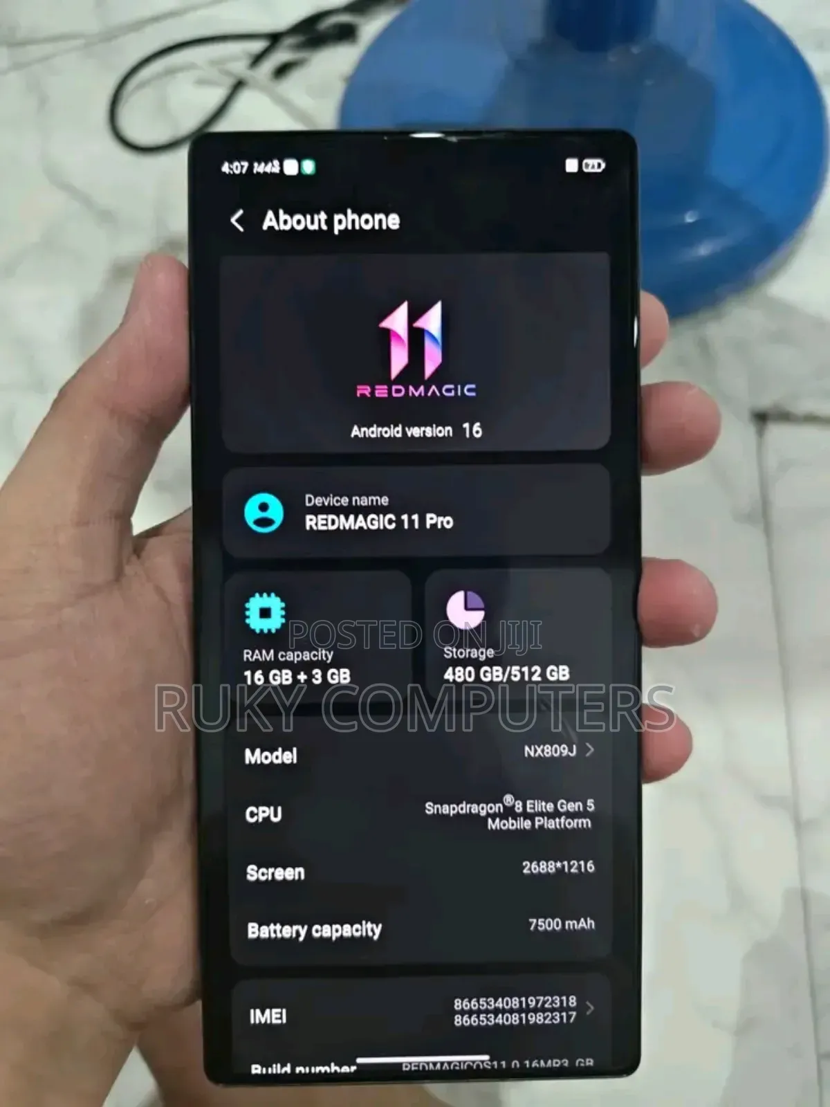 New ZTE nubia Redmagic 11 Pro 5G 512 GB Black