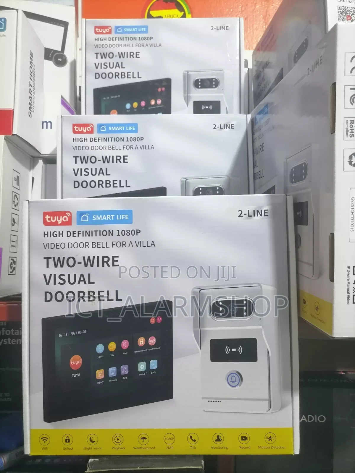 7-Inch Tuya Smart Life 1080p Video Door Bell