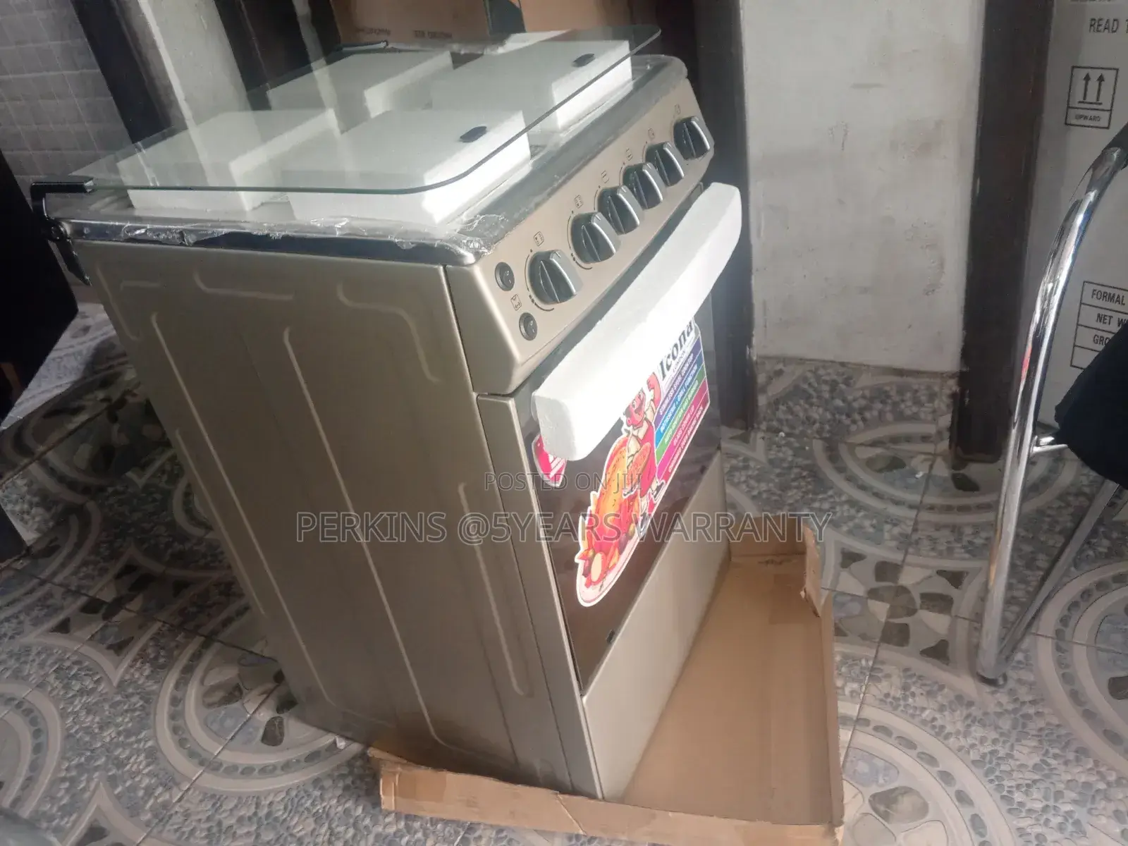 Icona Flame Master 50x50 4 Burner Stove With Oven