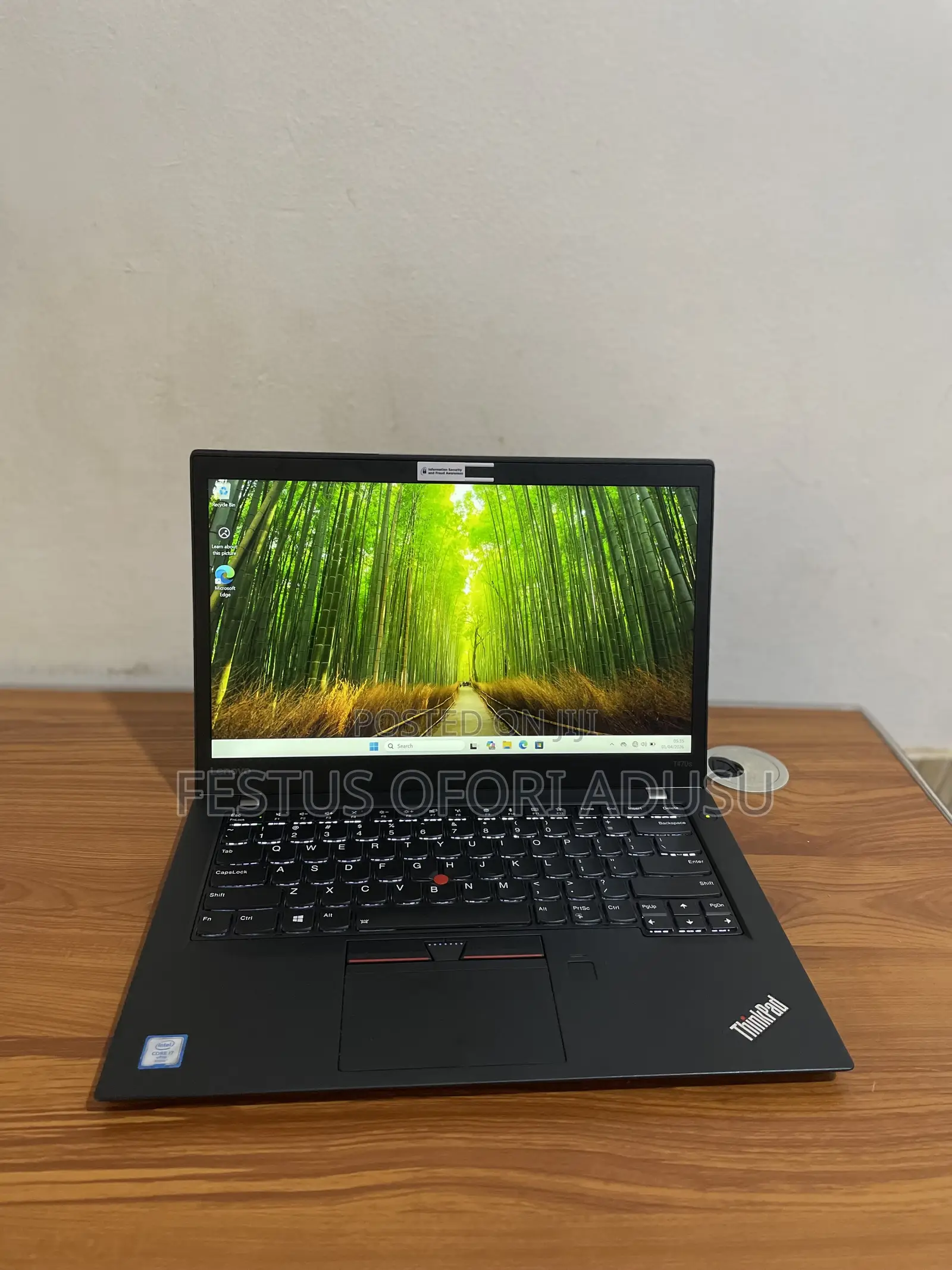 Laptop Lenovo ThinkPad T470s 12GB Intel Core i7 SSD 256GB