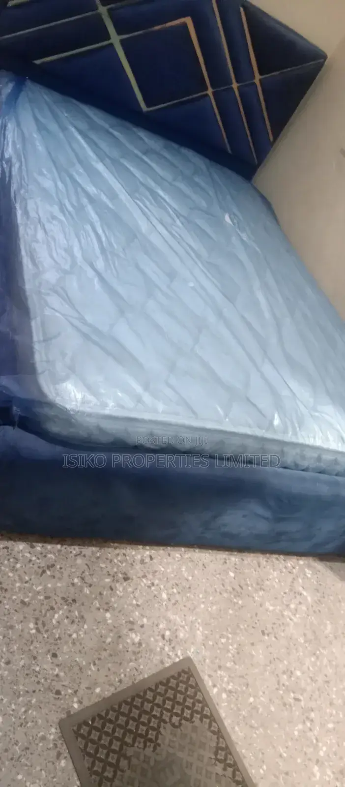 Double Bed Frame and Foreign Mattress