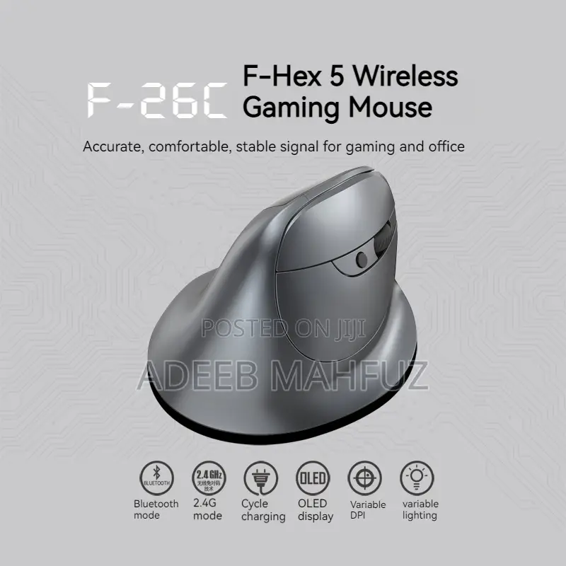 RGB Gaming Mouse With Oled Display