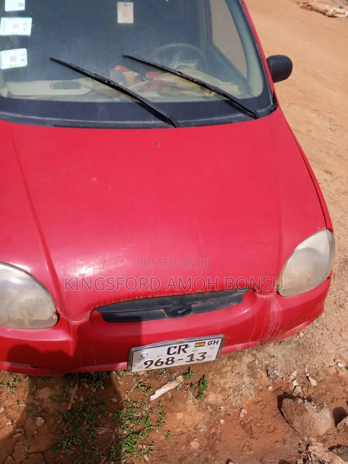 Hyundai Atos 2007 Red