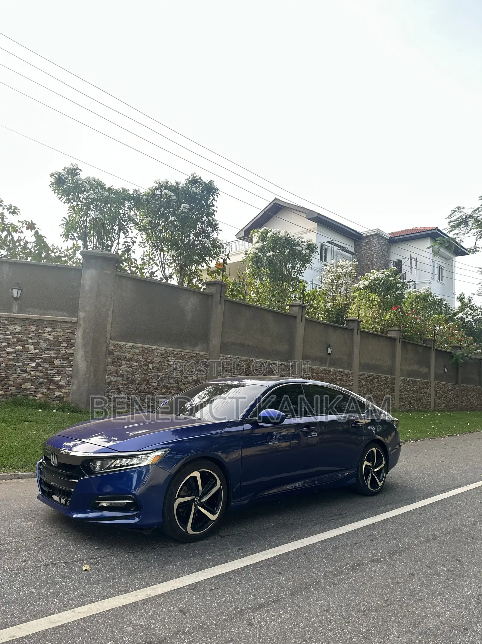 Honda Accord Sport (2.0L 4cyl Turbo 6M) 2019 Blue